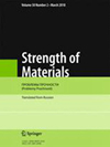 STRENGTH OF MATERIALS杂志封面
